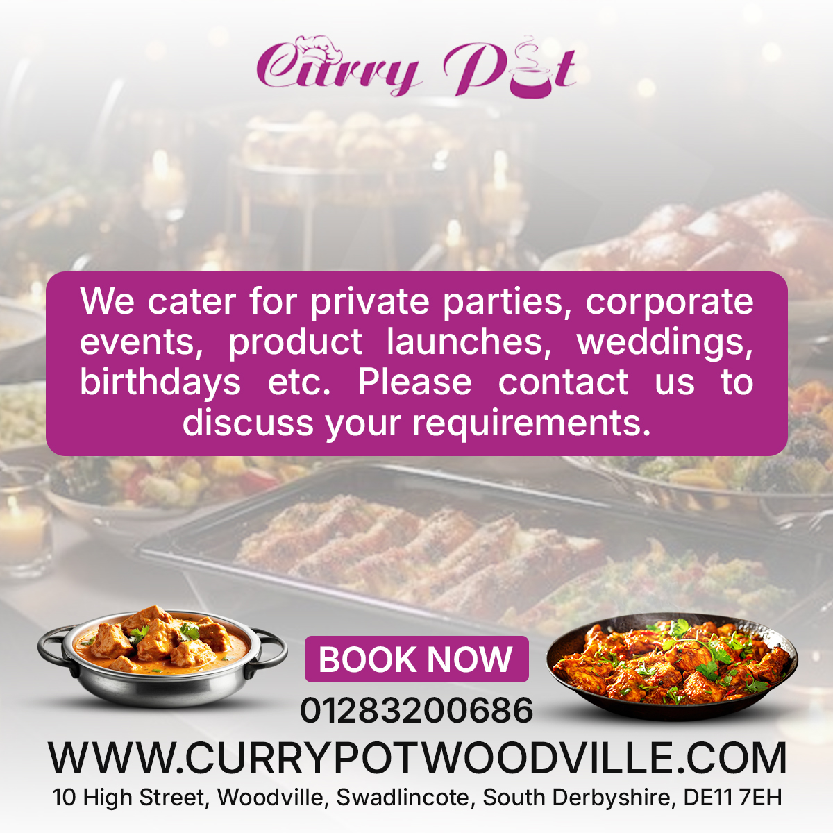 Curry Pot Welcome Image